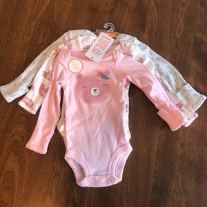 Cloud Island baby girl onesies newborn